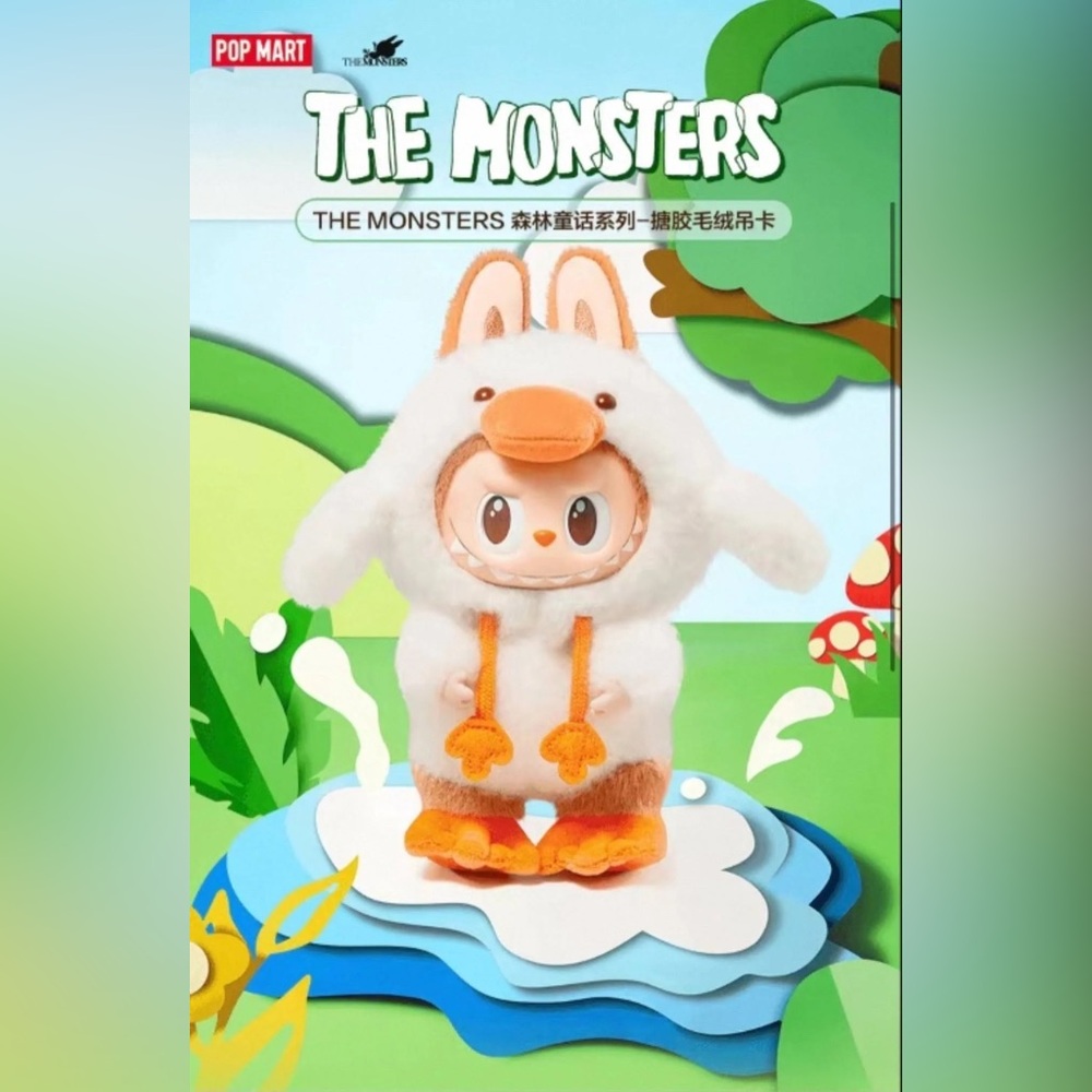 Pop Mart The Monsters Labubu Forest Fairy Tale Series Vinyl Plush Hanging Card - Picture 2 of 6